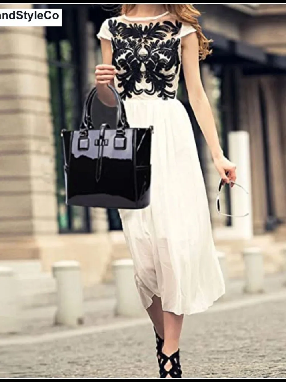 Women's 3-Piece Faux Leather Handbag Set Tote Crossbody Card Holder